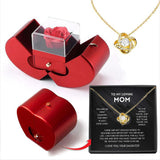 Niche Mother's Day Gift Clavicle Chain Apple Box Set