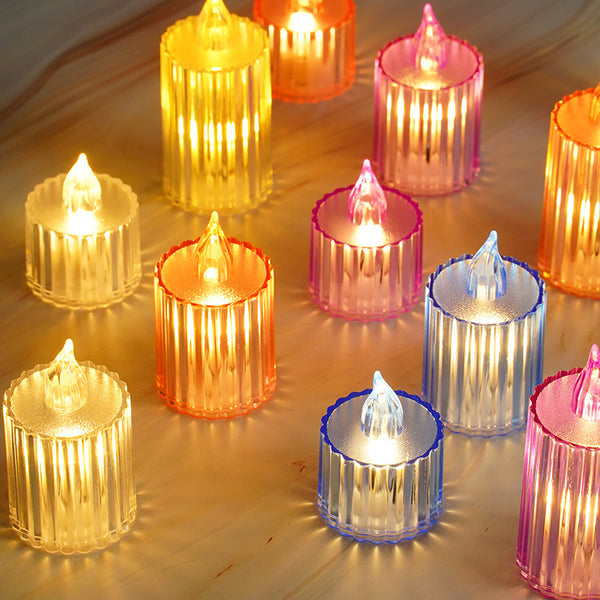 New Creative Festival Atmosphere Electronic Candles Christmas Home Decorations