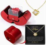 Niche Mother's Day Gift Clavicle Chain Apple Box Set