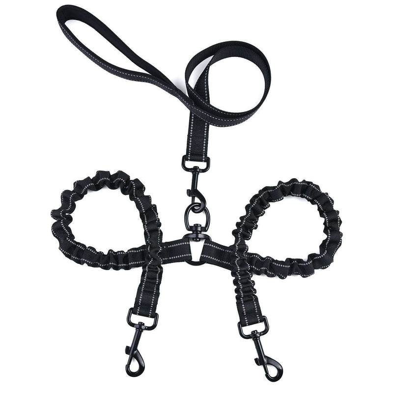 Pet One For Two High Elastic Dog Double Head Traction Rope